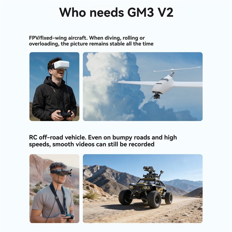 [NOVITÀ!A25P】 Gimbal FPV GM3 V - Drone Gimbal 3 Axis recensione e prezzo